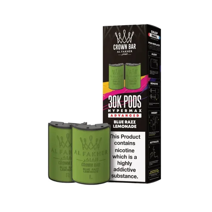 Al Fakher 30K Hypermax Blue Razz Lemonade Refill Pod