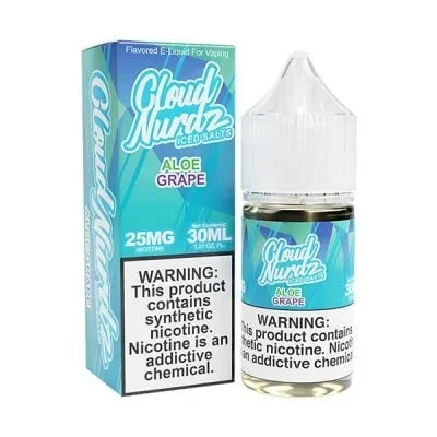 Aloe Grape Ice Cloud Nurdz Salt Nic E-Juice 30ml