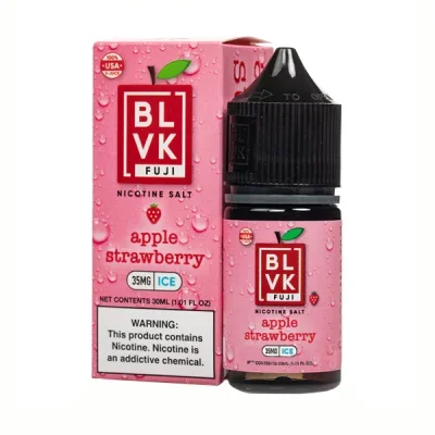 Apple Strawberry Ice BLVK Fuji Salt Nic E-Juice 30ml