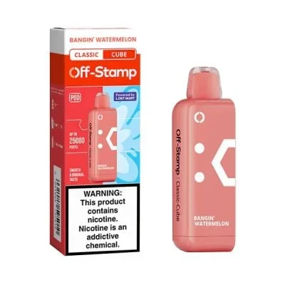 Bangin Watermelon Off-Stamp Classic Cube 25K Disposable Pod