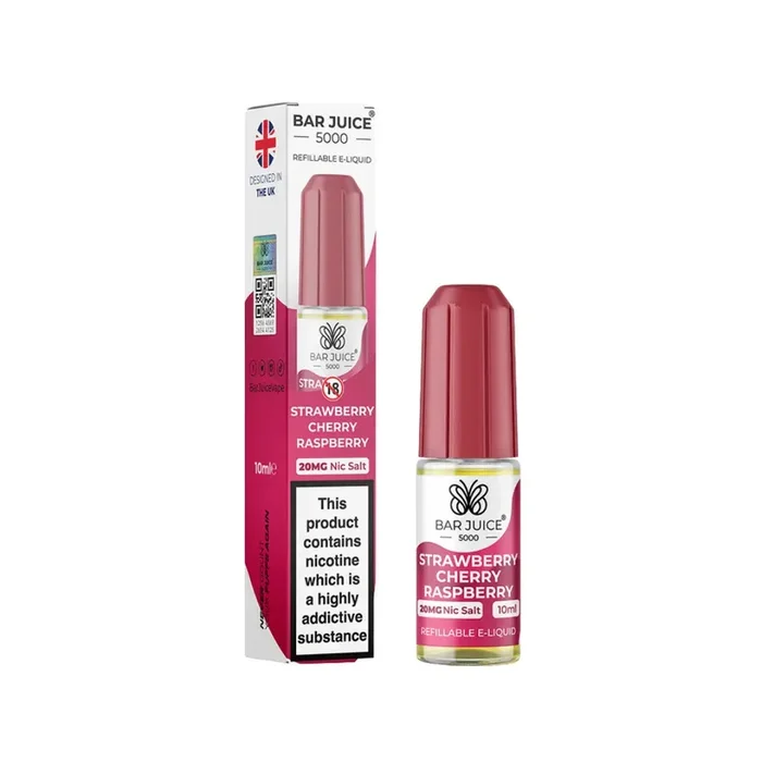 Bar Juice 5000 Strawberry Cherry Raspberry Nic Salt