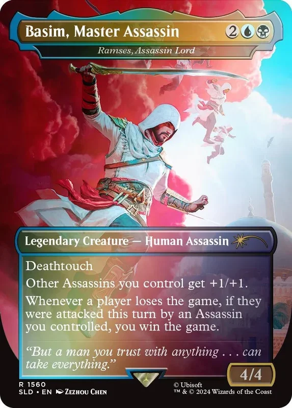 Basim, Master Assassin – Ramses, Assassin Lord (Rainbow Foil) (1560) (SLD)