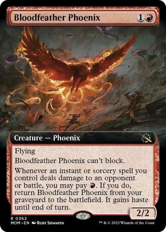 Bloodfeather Phoenix (Extended Art) (362) (MOM)