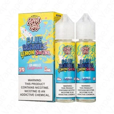 Blue Berries Lemon Swirl Finest S&S 2x60mL