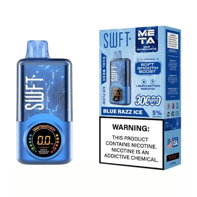 Blue Razz Ice SWFT Meta 30 000 Puffs Disposable