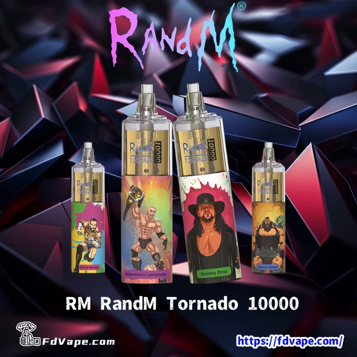 China RM RandM Tornado 10000 10k Puffs Vape Descartável