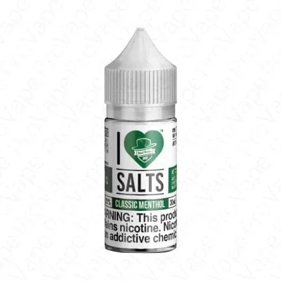 Classic Menthol I Love Salts Mad Hatter Juice TFN Salt Nic 30ml