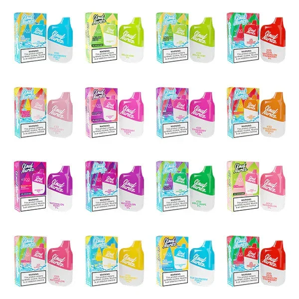 Cloud Nurdz – 4500 Puffs Disposable – 12mL 0mg