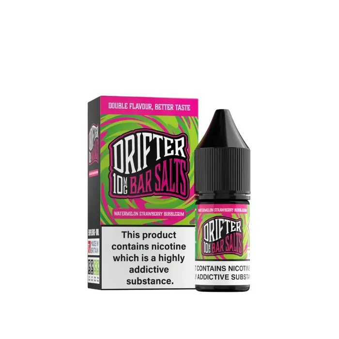 Drifter Bar Salts Watermelon Strawberry Bubblegum 10ml Nic Salt E-liquid