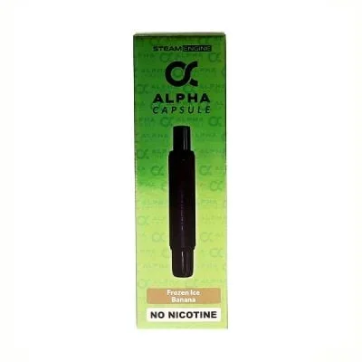 Frozen Ice Banana Steam Engine Alpha Capsule No Nicotine