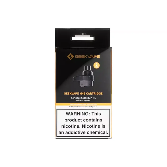 Geekvape H45 (Aegis Hero 2) Empty Cartridge (Empty Pod)(4mL, 2 pack)