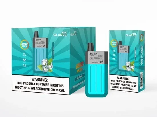 Glamee Box Wiederaufladbare Einweg Vape Großhandel 6000 Puffs Kompakt Zuverlässiges Design