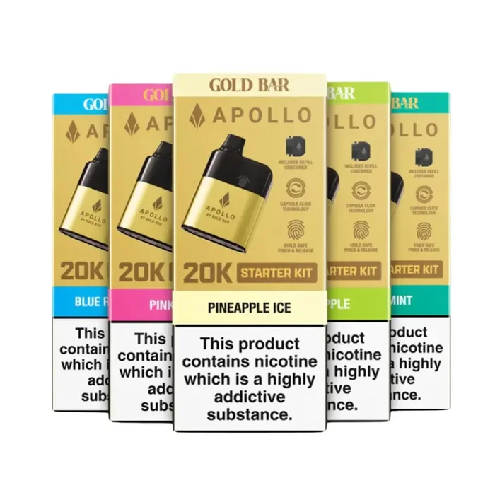 Gold Bar Apollo 20K Prefilled Pod Kit