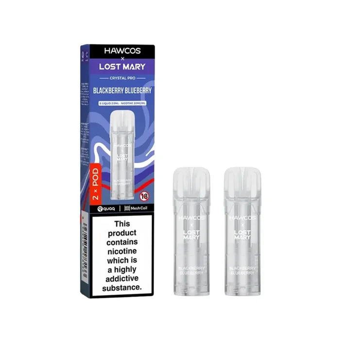 Hawcos X Lost Mary Crystal Pro Blackberry Blueberry Refill Pods
