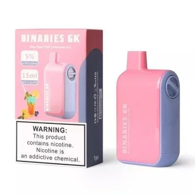 Horizontech Binaries 6K Blue Razz Pink Lemonade Ice Disposable Vape