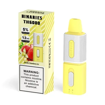 HorizonTech Binaries TH6000 Disposable Vanilla Strawberry Ice