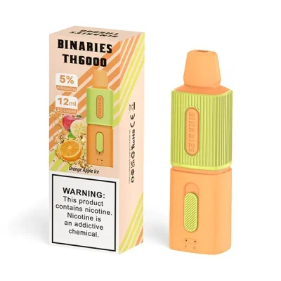 Horizontech Binaries TH6000 Orange Apple Ice Disposable