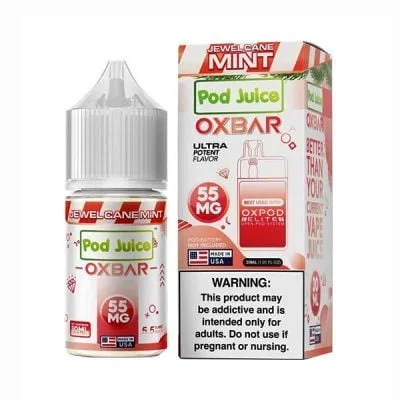 Jewel Cane Mint Pod Juice x Oxbar Salt Nic E-Juice 30ml