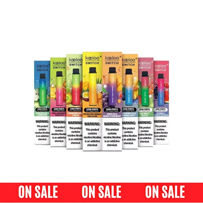 Keelee Switch – 3200 Puffs Disposable – 10mL 50mg