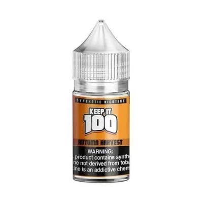 Keep It 100 Autumn Harvest TFN Salt Nic E-Juice 30ml
