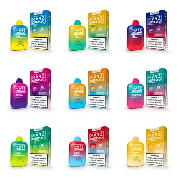 Marz Barz – 7K Puffs Disposable – 12mL 50mg