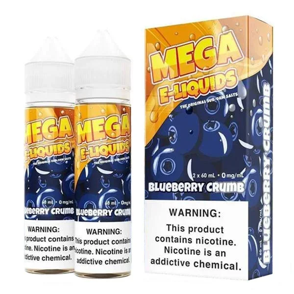 MEGA e-juice-Blueberry Crumb, 2X 60mL