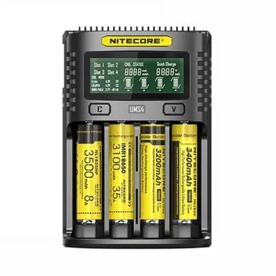 Nitecore UMS4 4-Slot USB Fast Charger