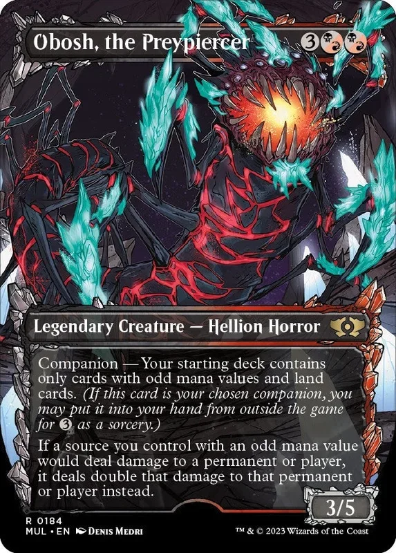 Obosh, the Preypiercer (Halo Foil) (184) (MUL)
