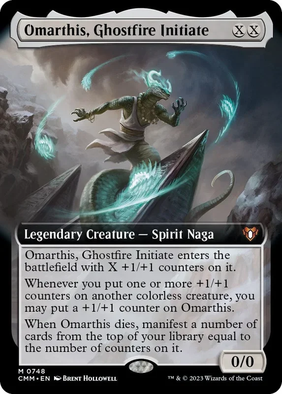 Omarthis, Ghostfire Initiate (Extended Art) (748) (CMM)