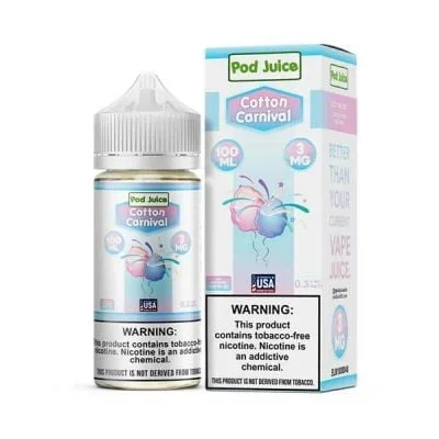 Pod Juice Cotton Carnival Vape Juice TFN E-Juice 100ml