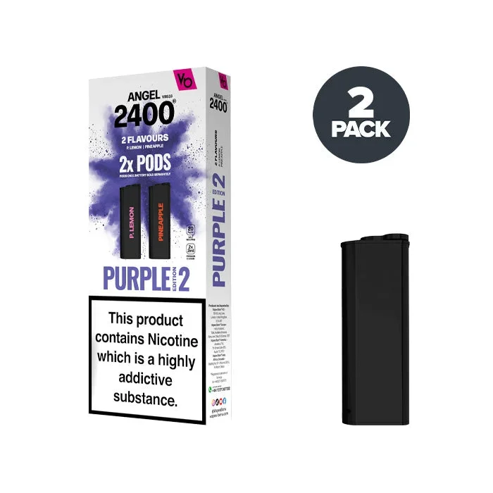 Purple Edition 2 Angel 2400 Pre-filled Pods by Vapes Bars