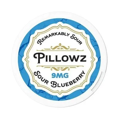 Sour Blueberry Pillowz TFN Nicotine Pouches