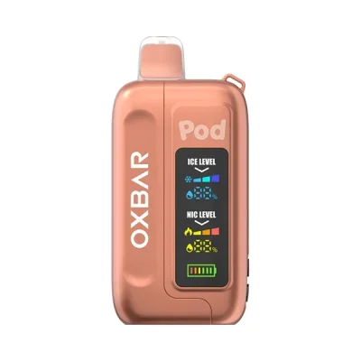 Sour Peachy O's Oxbar x Pod Juice ICE-NIC Control 35K Disposable
