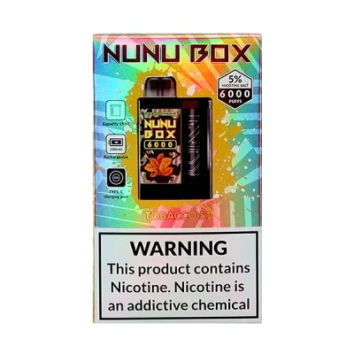 Steam Engine Cuban Tobacco 51 Nunu Box 6000 Disposable Vape