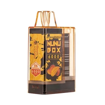 Steam Engine Frozen Ice Mango Nunu Box 6000 Disposable Vape