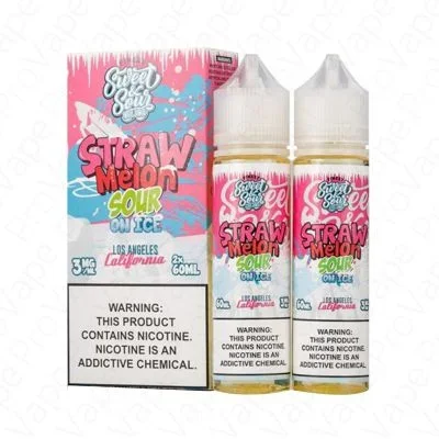 Straw Melon Sour Menthol (Ice) Finest S&S 2x60mL
