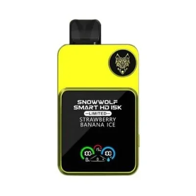 Strawberry Banana Ice SnowWolf Smart HD 15K Limited Disposable