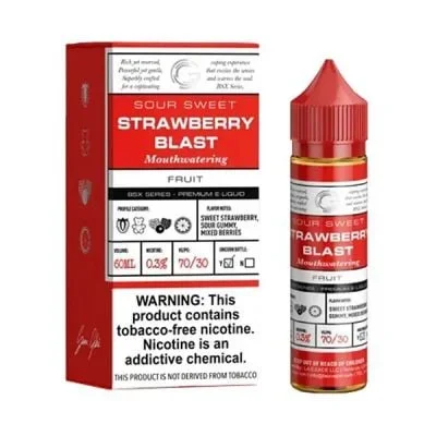 Strawberry Blast Basix Glas Vapor TFN E-Juice 60ml