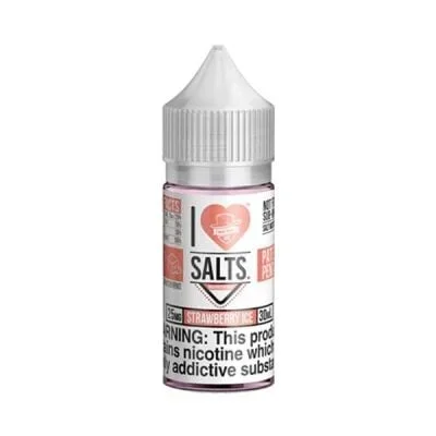 Strawberry Ice I Love Salts Mad Hatter Juice TFN Salt Nic E-Juice 30ml