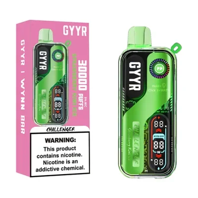 Strawberry Kiwi Ice GYYR x Wynn Bar Challenger 30K Puffs Disposable