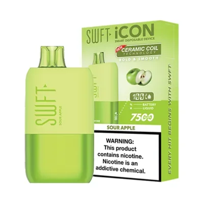 SWFT Icon 7500 Sour Apple Disposable Vape