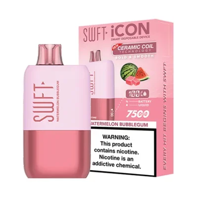 SWFT Icon 7500 Watermelon Bubblegum Disposable Vape