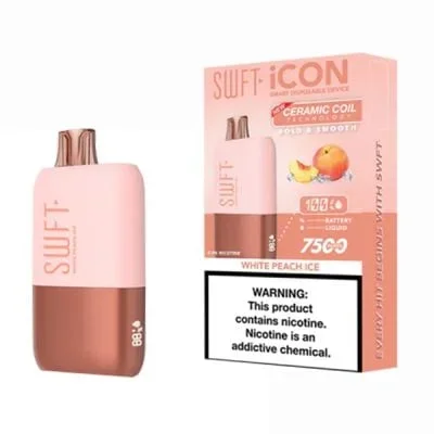 SWFT Icon 7500 White Peach Ice Disposable Vape