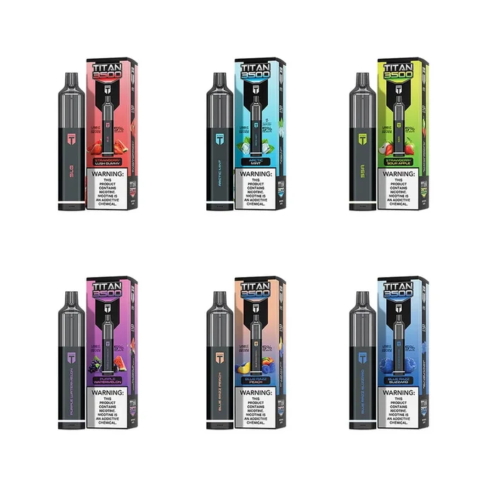 Titan – 3500 Puffs Disposable – 9mL 50mg