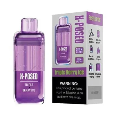Triple Berry Ice X-Posed 35K Disposable Pod