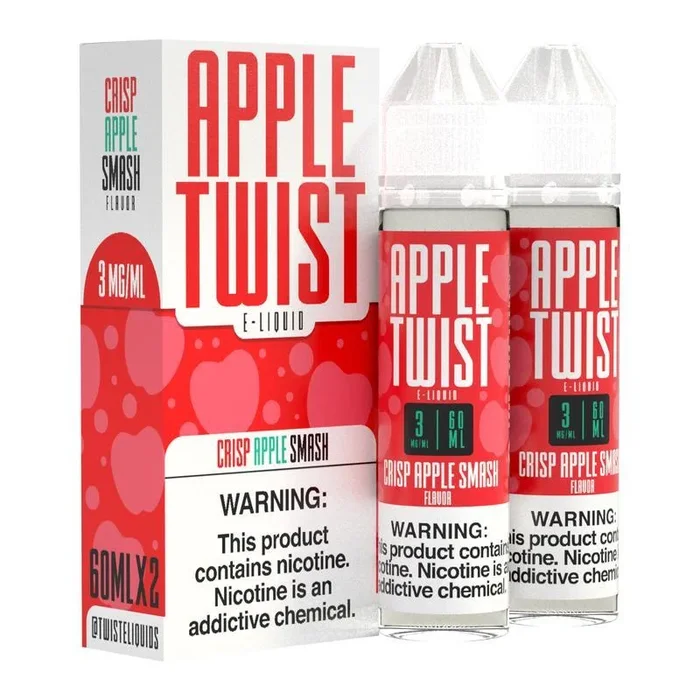 Twist E-Liquids-Crisp Apple Smash, 120mL