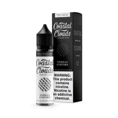 Vanilla Custard Coastal Clouds TFN E-Juice 60ml